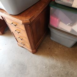 1963 Drexel Executive Wood Desk 