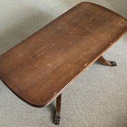 Regency Style Mahogany Coffee Table