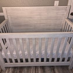 Baby Crib + Mattress 