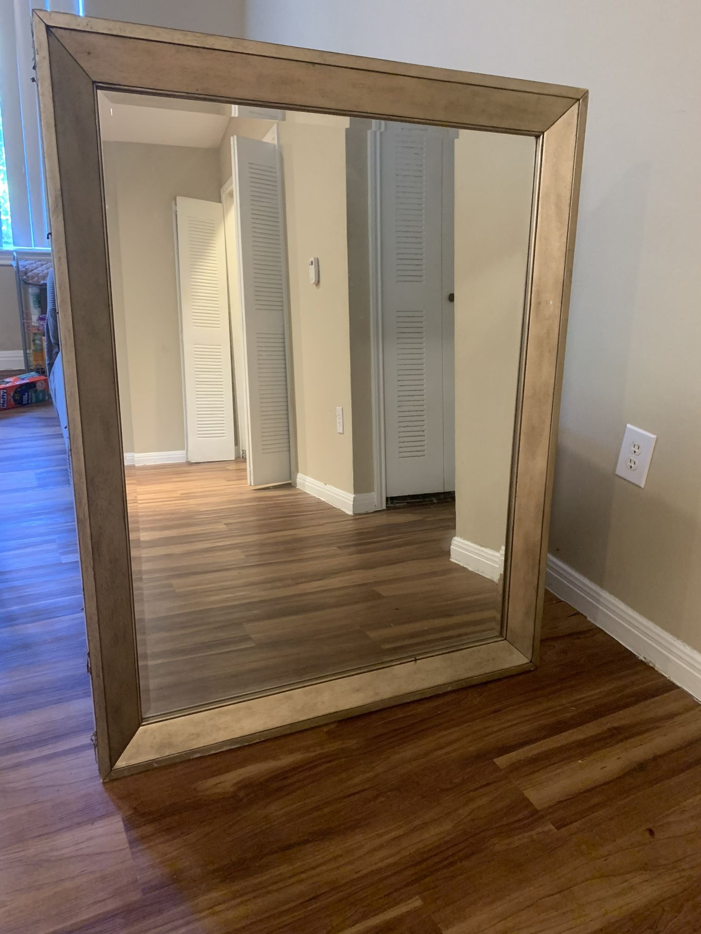 Wooden Framed Mirror