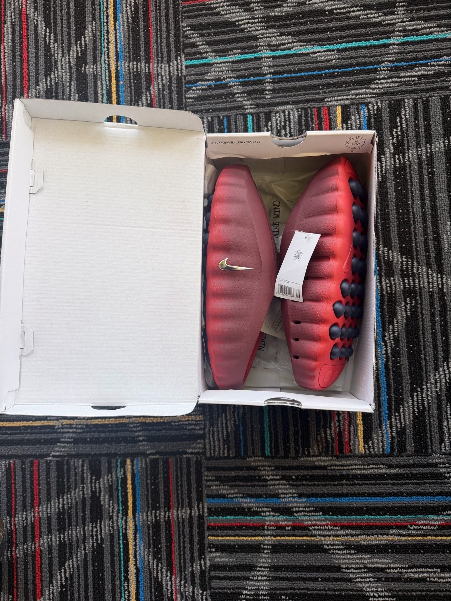Nike mind 001 team red slide