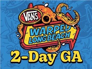 Warped tour ticket July 25-26