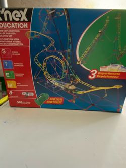 Knex stem rollercoaster. Complete