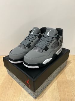 Air Jordan 4 Retro Cool Grey 2019 Mid Top Gray/Black Men’s Size 10.5