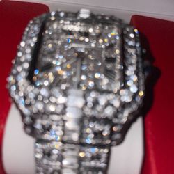 silver cartier roman dial 