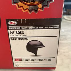 Bell Pit Boss, Motorcycle Helmet