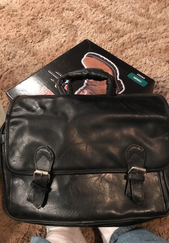 Leather computer case