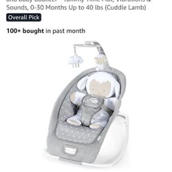 NEW INGENUITY ROCKING SEAT - CUDDLE LAMB $55