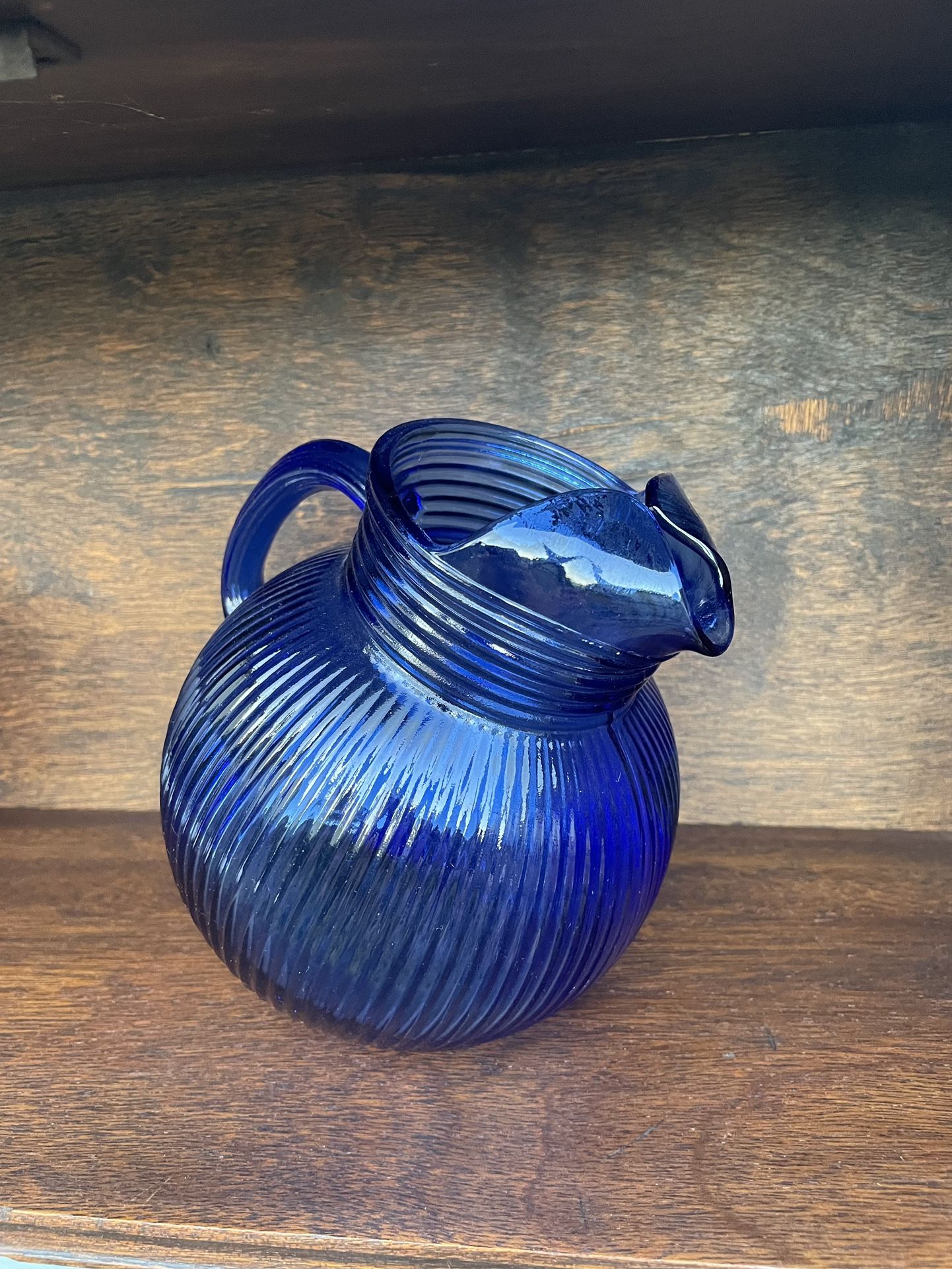 Cobalt Blue Pitcher