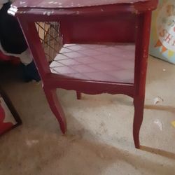 Pink Table $25.00 Cash Only (Serious Buyers)