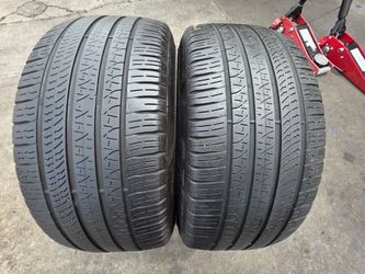 2 USED TIRES PIRELLI 245/40/20