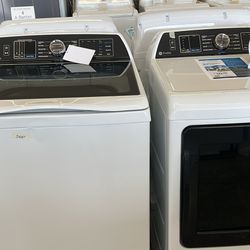 GE Top Load Washer And Gas Dryer - Financing Available 