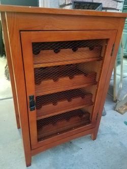 Wood wine rack