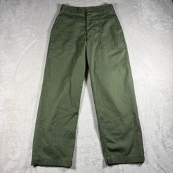 Vintage Vietnam Sateen OG-107 US Amy Pants Small 26x26 Type 1 Class 1 60s#1232