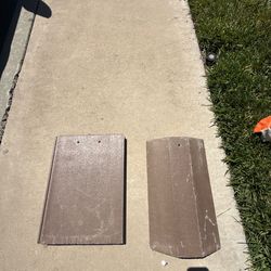 Ridge cap and flat  tile