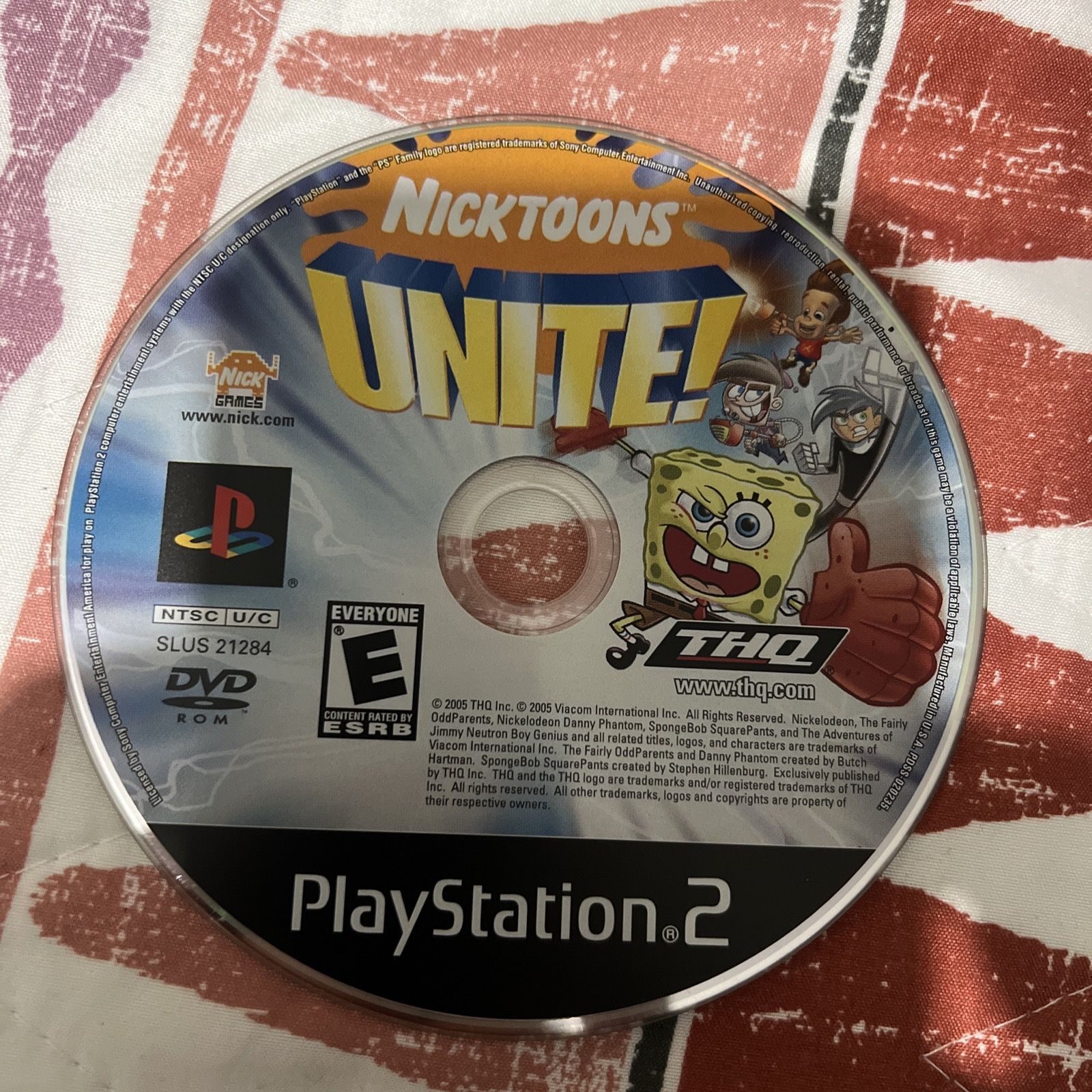 Nick toons Unite PlayStation 2 Disc Only 