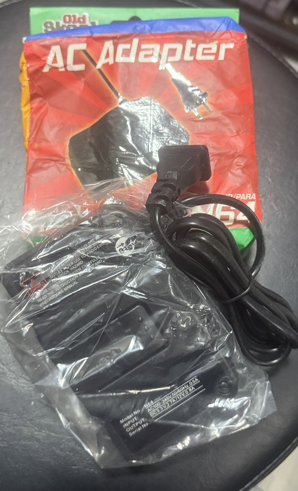 Old Skool Ac Adapter For N64 open box never used