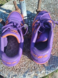 Louis Vuitton Purple Orange Epi Leather Trainers Size 6 1/2 us