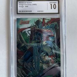 1995 Image Universe Medieval Spawn CGC Graded Gem Mint 10 Card