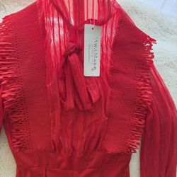 Red Jumper Woman’s