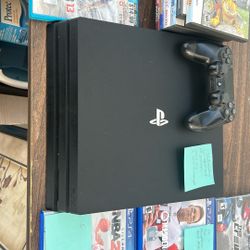 PlayStation 4  Pro PS4 1Tb W/controller , Games 