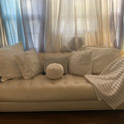 Leather Tufted Sofa