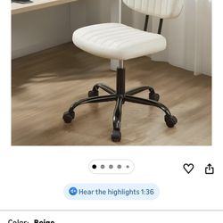 UNOPENED - White Computer Chair