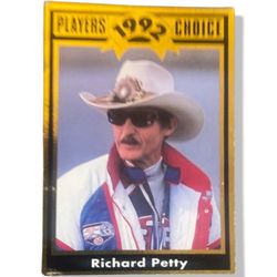 Richard Petty 1992 Players Choice (Cartwrights 6) Auto Racing Trading Card