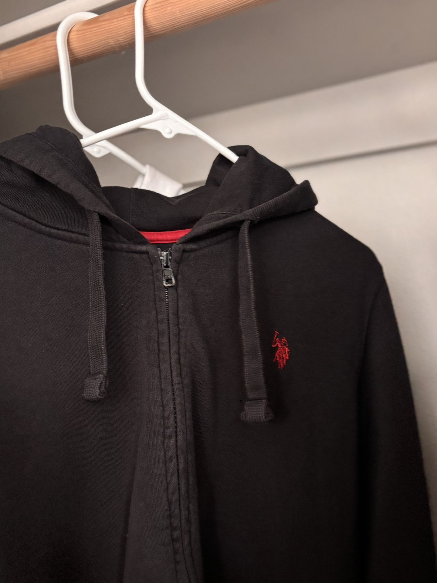 Black ralph lauren polo zip up / S
