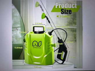 NEW IN SEALED BOX – Electric Battery Powered BACKPACK SPRAYER 3 GALLON