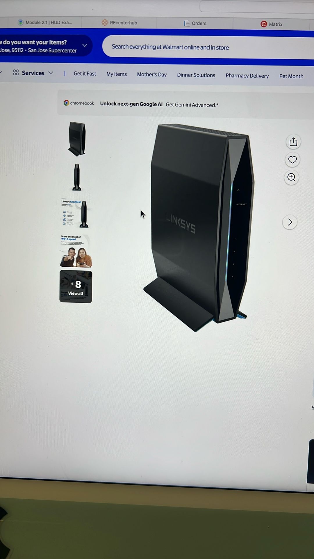 Linksys E7350 AX1800 Wi-Fi Wireless Router