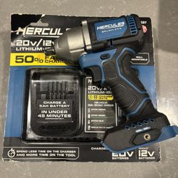 3/8” Impact Wrench w/ Battery Charger
