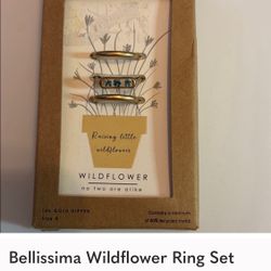 Wildflower ring set