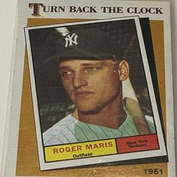 ROGER MARIS BASEBALL TRADING CARD NY YANKEES 