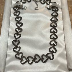 925 Sterling Silver Heart Necklace