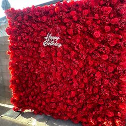 Luxury flower wall 5D