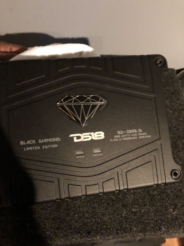 Ds18 Black diamond limited edition BD-3000.1d monoblock amp