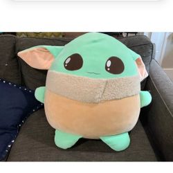 Squishmallow Baby Yoda Star wars  GIANT PLUSH 