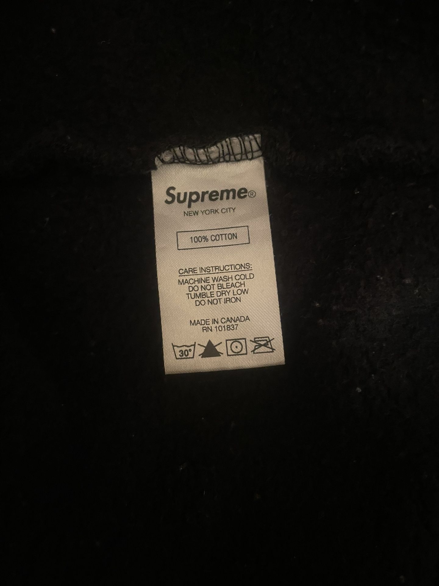 XL Supreme Zip Up Hoodie