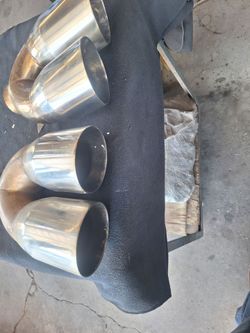 Chrome Double Tips