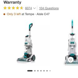 Carpet Cleaner Machine and Upright Shampooer - FH52000: Electric Rug Cleaner, 5-Year Warranty