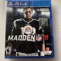 NFL Madden 18 On PS4
