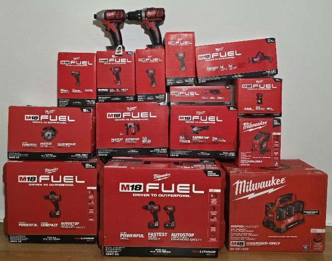 Milwaukee, Dewalt, Ryobi, Makita