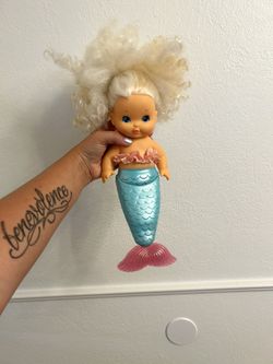Vintage mermaid cheap doll