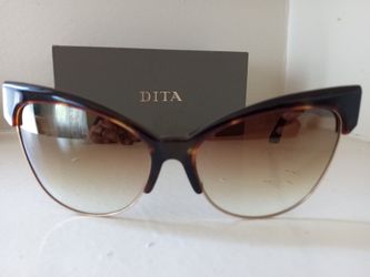 Dita Temptation Gold Brown Sunglasses 