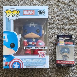 Captain America Funko Pop Bundle