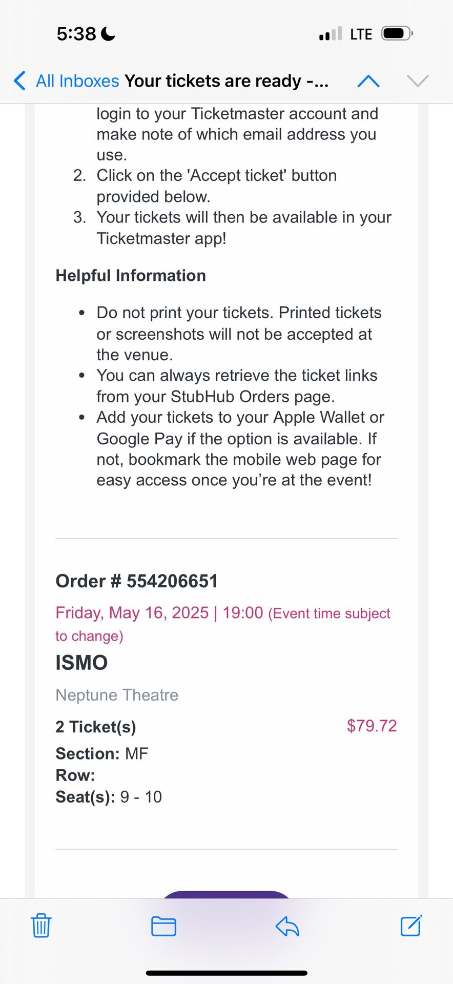 Ismo Tickets