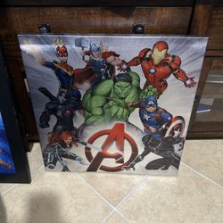 Avengers Canvas , Wall Art. 25x25