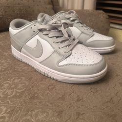 Gray And White Dunks 