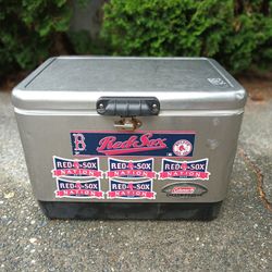 Vintage Coleman Metal Cooler